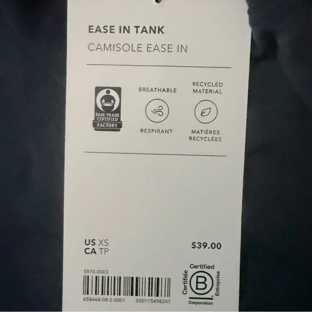 Ease In Tank Navy - Picture 4 of 12